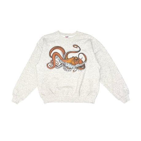 【USED】80's HARLEQUIN N.G. OCTOPUS SWEATSHIRT