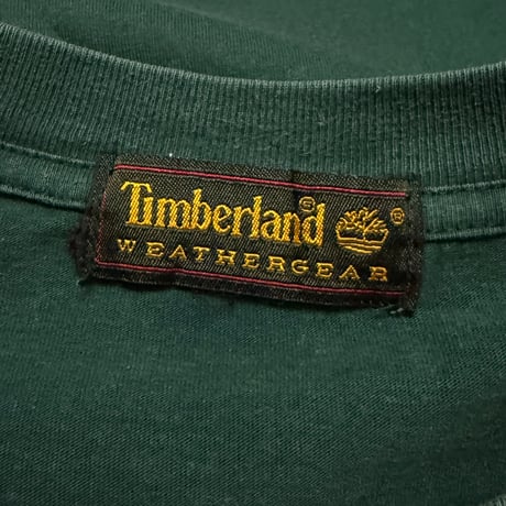 【USED】90's Timberland Trekking Boots Graphic T-shirt