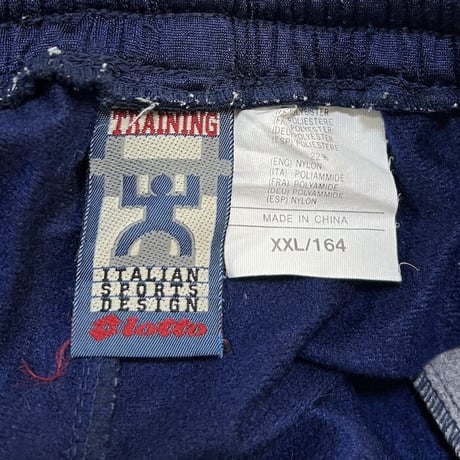 【USED】90'S LOTTO SIDE SNAP TRACK PANTS