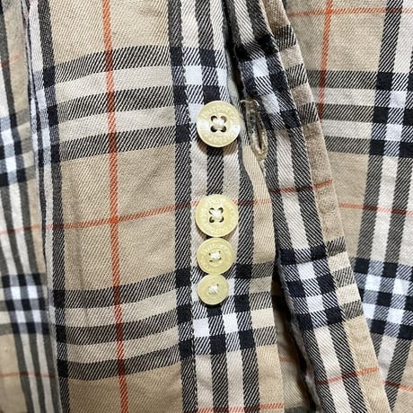 【USED】90'S BURBERRYS NOVA CHECK B.D SHIRT