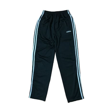 【USED】90'S ADIDAS 3-STRIPE LOGO SNAP TRACK PANTS