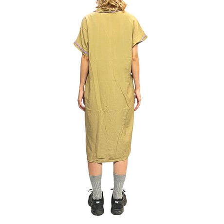【USED】80'S-90'S C&A PULL-OVER SHIRT DRESS