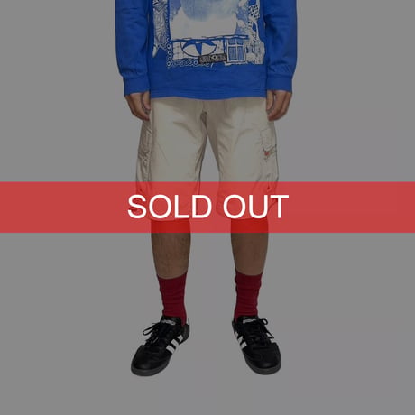 【USED】00's Timberland CARGO SHORTS OFF WHITE