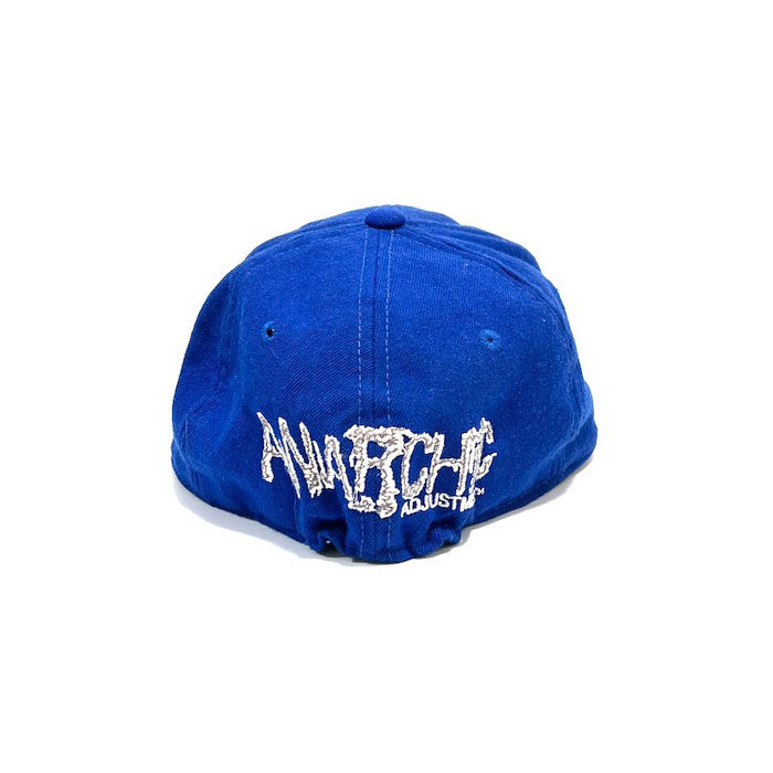 USED】90'S ANARCHIC ADJUSTMENT 6-PANEL CAP BLUE USED】90'S ANARCHIC ADJUSTMENT 6-PANEL CAP BLUE