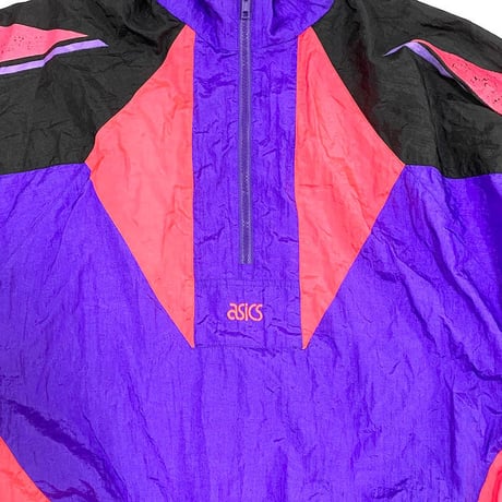 【USED】90'S ASICS ELECTRO NYLON PULLOVER