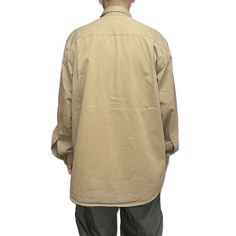 【USED】00's Eddie Bauer 3-POCKET RIPSTOP ZIP SHIRT