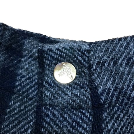 【USED】90'S VIVIENNE WESTWOOD TARTAN CHECK WOOL BONDAGE TROUSERS