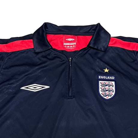 【USED】00's UMBRO ENGLAND 2006 SOCCER TRAINING JERSEY