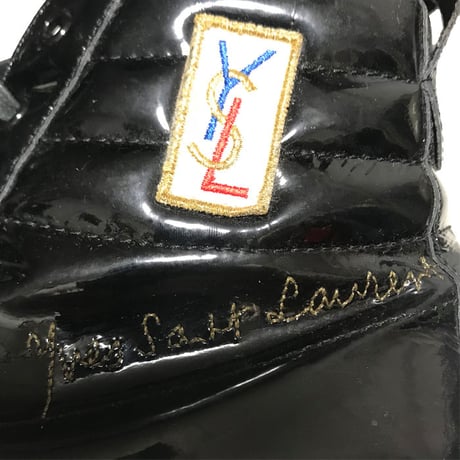 【USED】00'S YSL PATENT LEATHER SNEAKERS