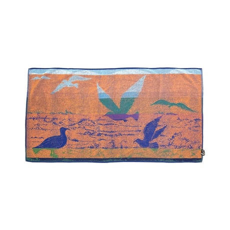 【USED】70's Terry Treasure of California BEACH TOWEL
