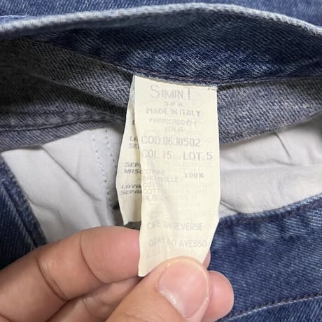 【USED】80'S-90'S ARMANI JEANS LOOSE FIT DENIM PANTS