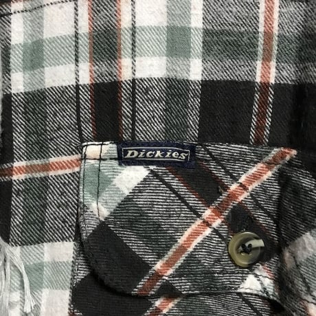 【USED】90'S DICKIES HOODED SHIRT JACKET