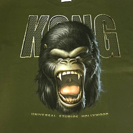 【USED】90's-00's UNIVERSAL STUDIOS HOLLYWOOD KING KONG T-SHIRT