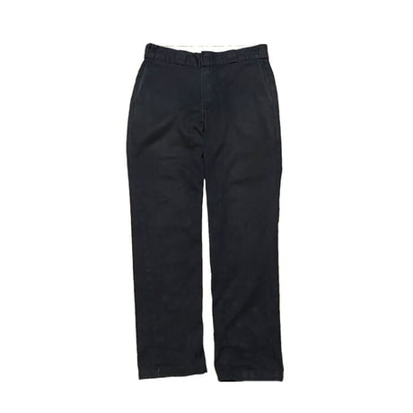 【USED】00'S DICKIES WORK PANTS BLACK