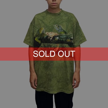 【USED】00'S THE MOUNTAIN IGUANA T-SHIRT