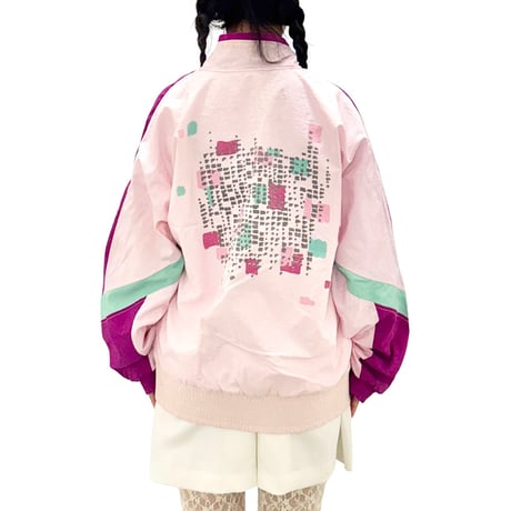【USED】80's asics Tactel NYLON JACKET MADE IN WEST GERMANY