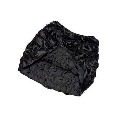 【USED】00's Hanna Andersson Satin Tiered Mini Skirt