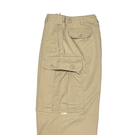 【USED】90's STUSSY CARGO PANTS BEIGE MADE IN USA