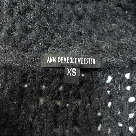 【USED】00'S ANN DEMEULEMEESTER WOOL × ALPACA LOW GUAGE KNIT