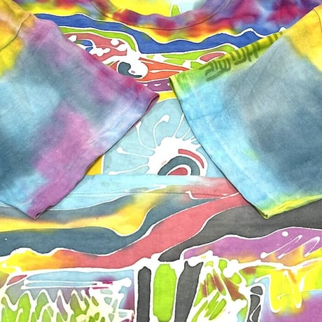 【USED】90'S XY BODY PSYCHEDELIC ACID ALL OVER PRINT T-SHIRT