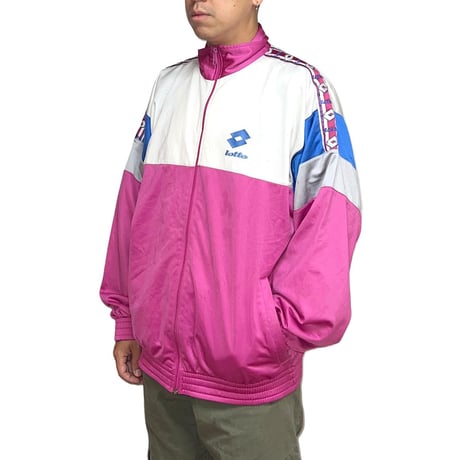 【USED】90's lotto TRACK JACKET PINK
