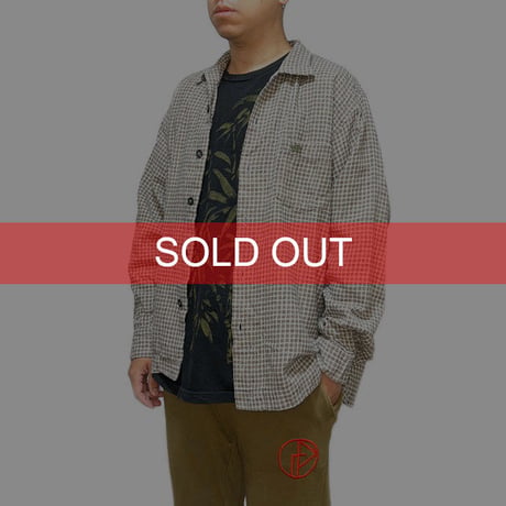 【USED】90'S-00'S VANS CHECK SHIRT