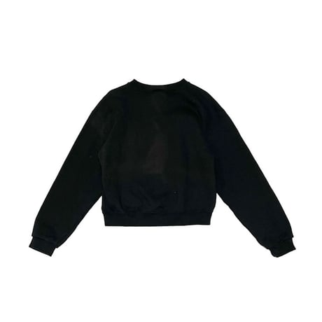【USED】90's DKNY JEANS CROPPED SWEATSHIRT