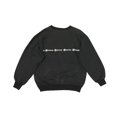 【USED】90's STUSSY CHANEL LOGO LINE SWEATSHIRT