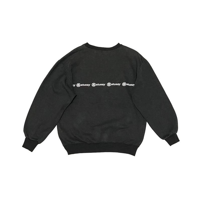 USED】90's STUSSY CHANEL LOGO LINE SWEATSHIRT |