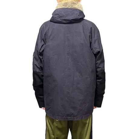 【USED】90'S GRIFFIN WAXED JACKET with FUR HOOD