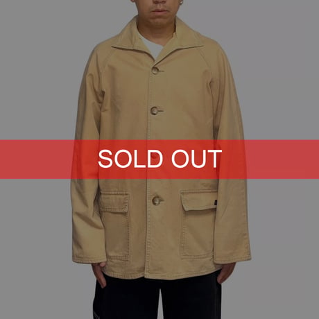 【USED】90's Le Glazik Cotton Drill French Work Jacket
