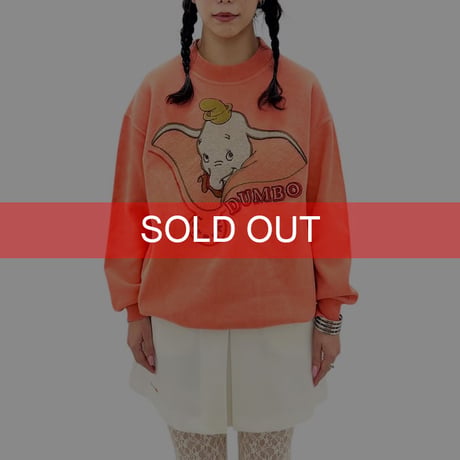 【USED】90's ICEBERG × DISNEY DUMBO SWEATSHIRT