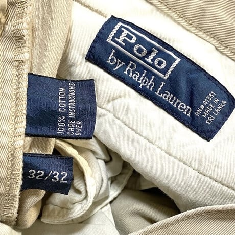 【USED】90'S POLO BY RALPH LAURN CHINO CARGO PANTS