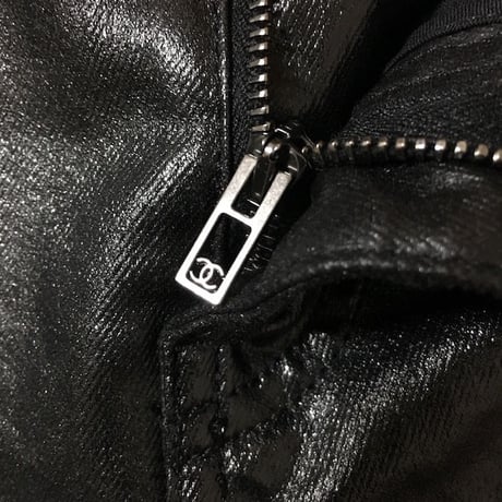 【USED】CHANEL HOMME COATED TROUSERS