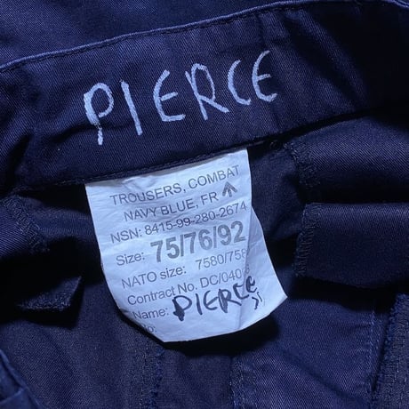 【USED】90'S-00'S BRITISH ARMY ROYAL NAVY COMBAT TROUSERS  (⑤ PIERCE)