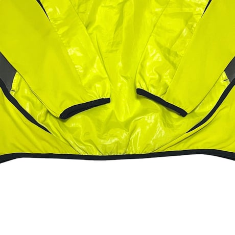 【USED】00's Lotto HALF ZIP PULLOVER JACKET NEON YELLOW