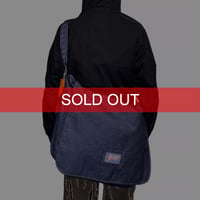 【DEAD STOCK】90's-00's W.&L.T.  "Kiss the Future" Denim Messenger Bag