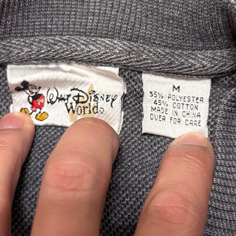 【USED】90's Walt Disney World STARS & STRIPES MICKEY MOUSE SILHOUETTE TOP