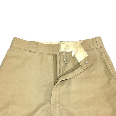 【USED】80'S-90'S OLD DICKIES WORK PANTS BEIGE
