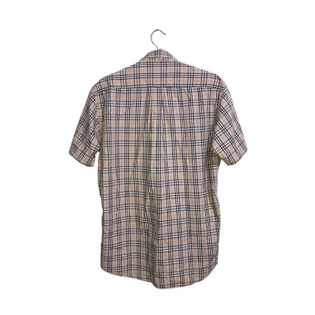 【USED】BURBERRY LONDON NOVA CHECK S/S B.D SHIRT