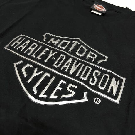 【USED】90'S HARLEY-DAVIDSON 3D LOGO T-SHIRT