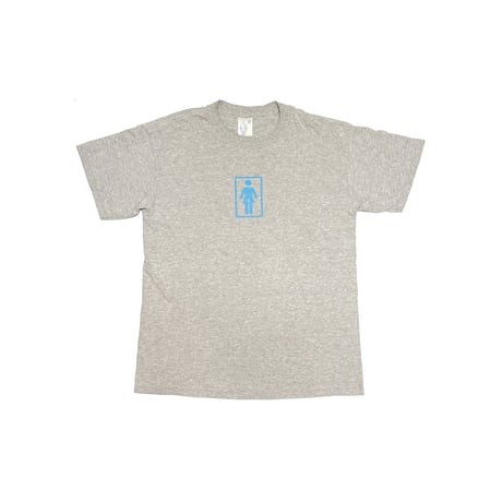 【USED】90's Girl Skateboards T-SHIRT GRAY