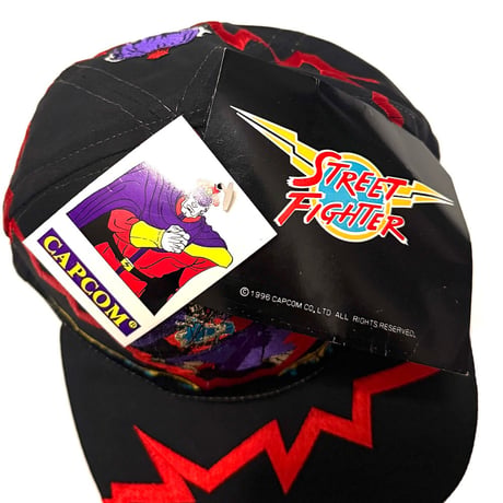 【DEAD STOCK】1996 VEGA × Street Fighter II “M. Bison”② Snapback Cap Made for Italy