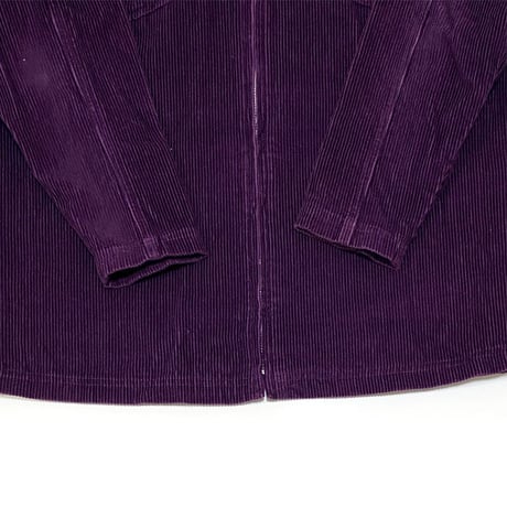 【USED】90'S DENIM & CO CORDUROY ZIP SHIRT