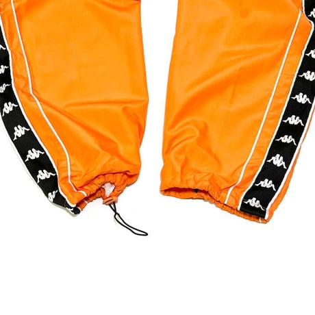 【USED】90'S-00'S KAPPA POLY TRACK PANTS ORANGE