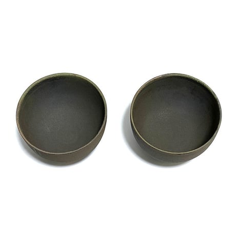 【USED】UNKNOWN VINTAGE RUST GLAZE BOWL