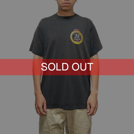 【USED】90'S MARTIAL ARTS 忍 T-SHIRT