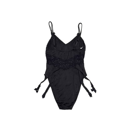 【USED】90's MOSCHINO Lingerie Bondage Layered Bodysuit by MARVEL Made in Italy
