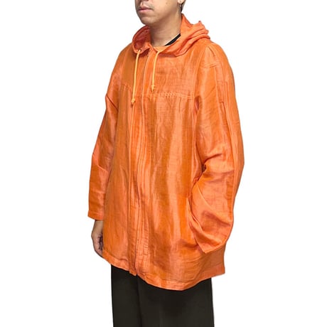 【USED】90'S EMPORIO ARMANI ZIP PARKA ORANGE