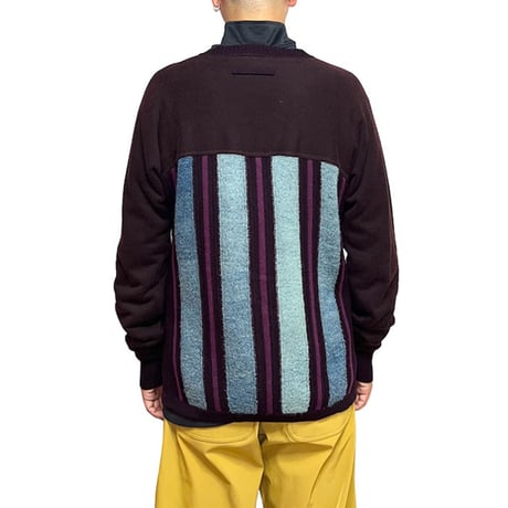 【USED】00'S GAULTIER2 SWEAT × KNIT SWITCHING L/S TOP